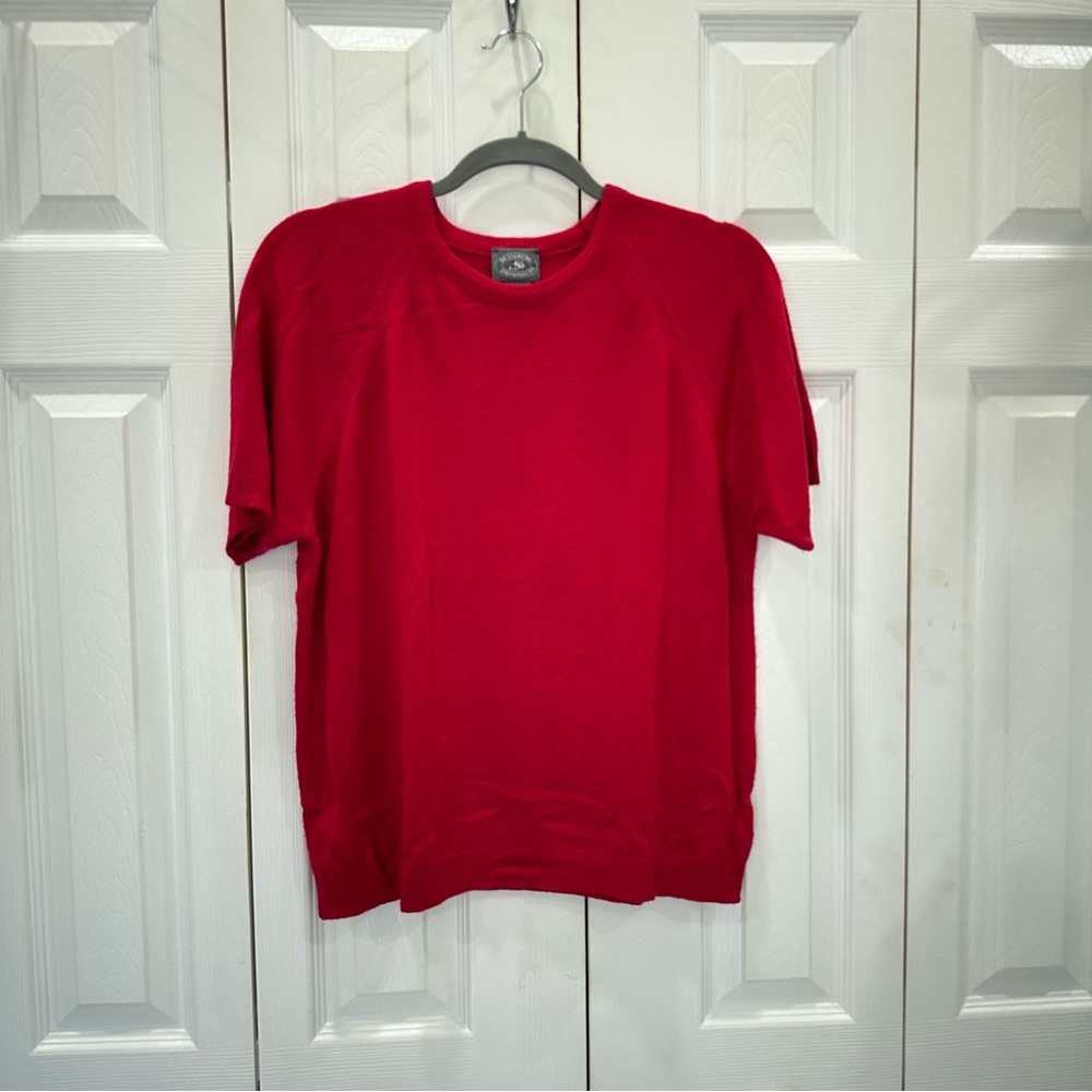 Designers Originals Luxelon Red Knit Top
